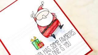 Shimmer Marker Watercolor - Holiday Cards