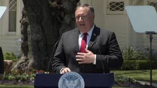 Secretary of State Michael R. Pompeo at the Nixon Library on U.S.China Relations
