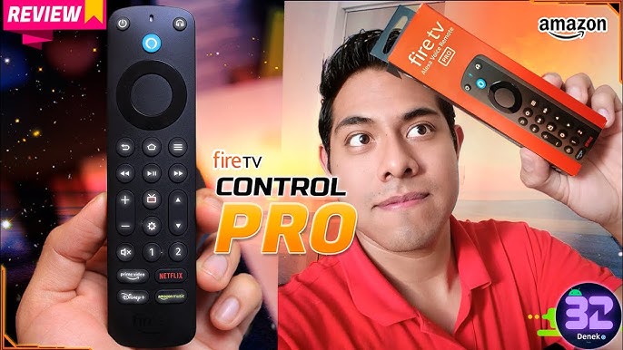 Mando por voz Alexa Pro  Con función de búsqueda del mando, controles de TV  y botones retroiluminados (se requiere un dispositivo Fire TV compatible) :  : Otros Productos