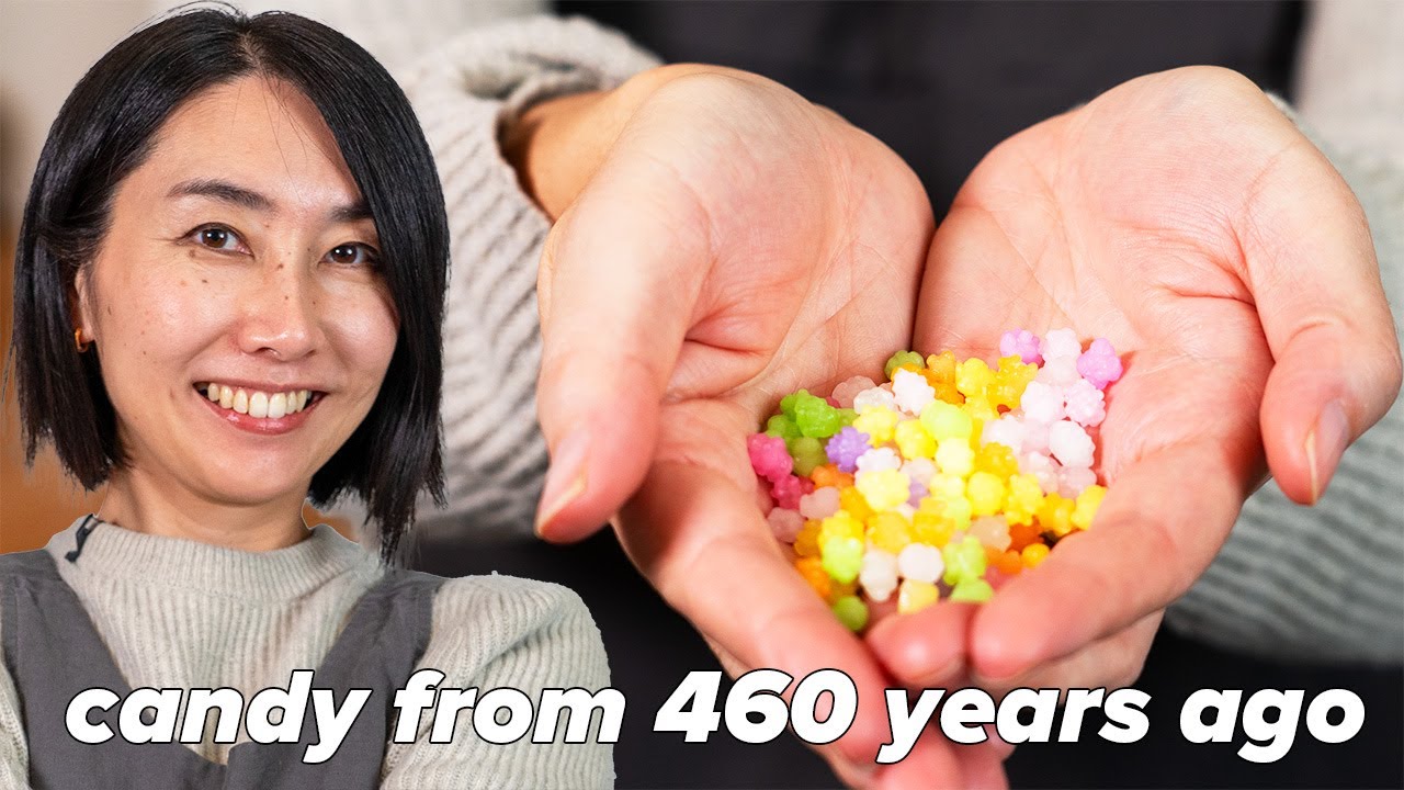 I tried to make Konpeitō, candy from 460 years ago - YouTube