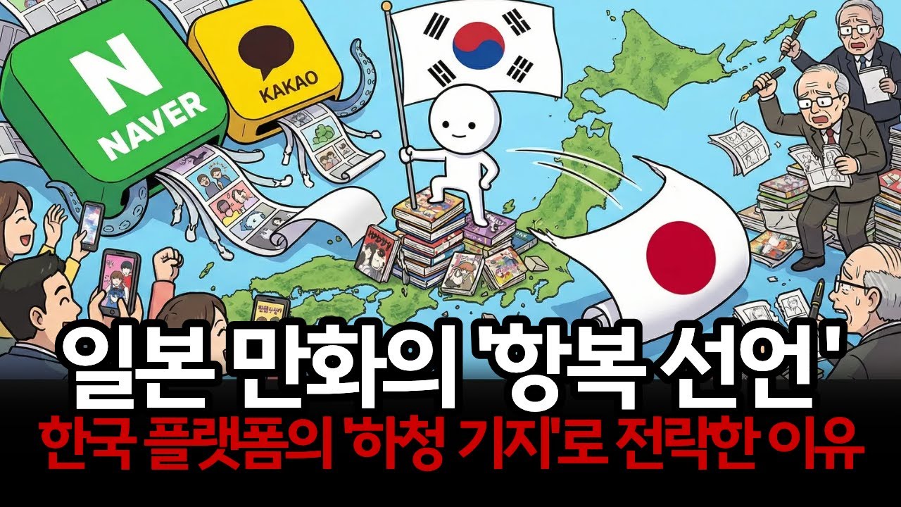 왜 일본은 100년 노하우를 가지고도 한국 웹툰에 '시장 점유율'을 다 뺐겼을까?