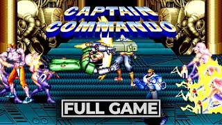 Captain Commando (ARCADE) - Full Game // No Commentary Captain Commando Full Walkthrough No Commentary