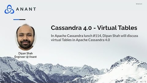 Apache Cassandra Lunch #114: Cassandra Virtual Tables