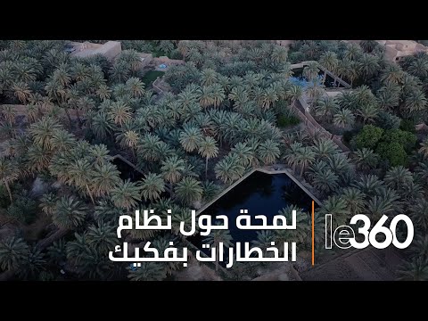 الخط ارات نظام فريد وصامد منذ قرون لتوزيع مياه العيون بواحات فكيك