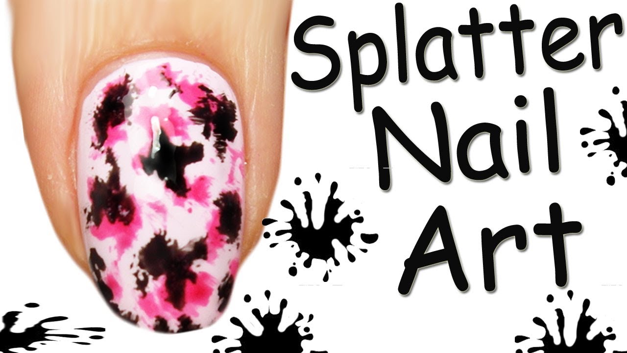 1. Splatter Nail Art Design Tutorial - wide 6