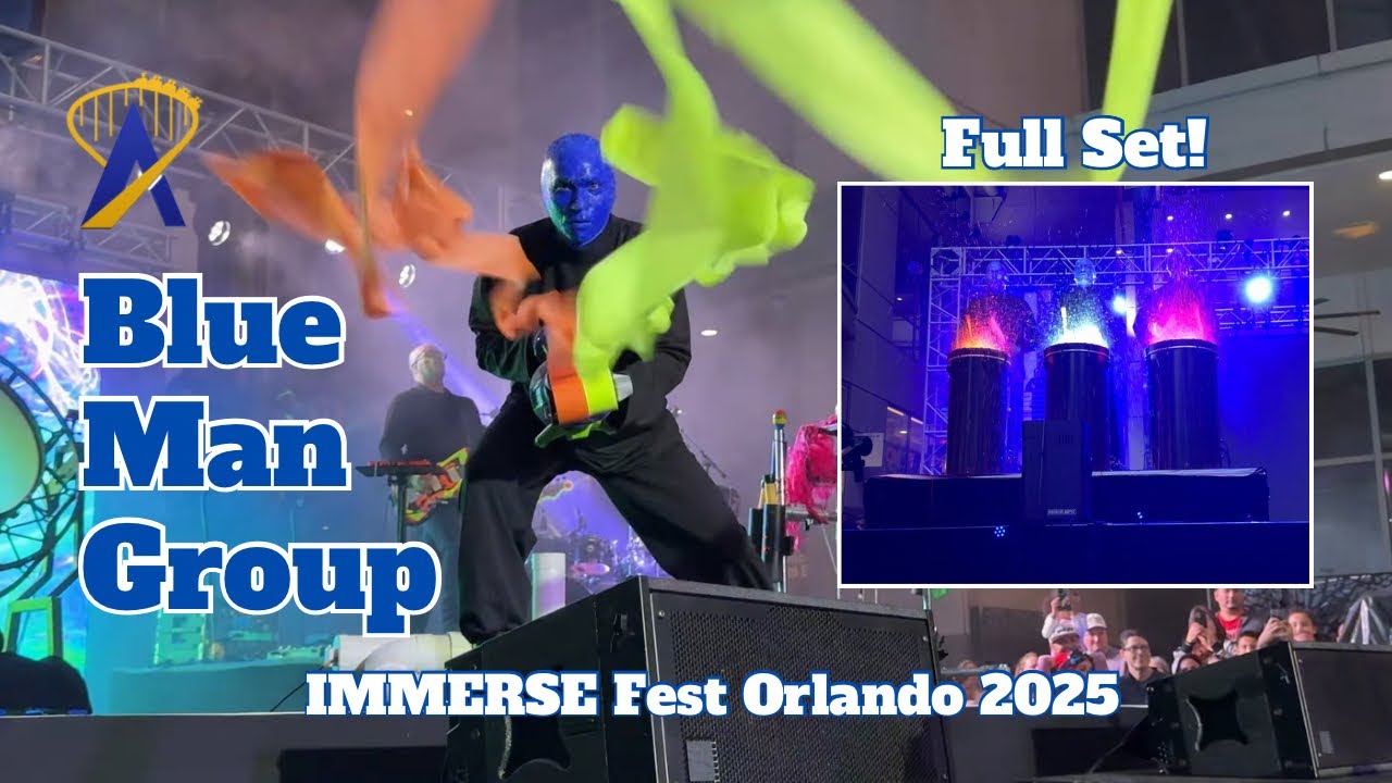 Blue Man Group Full Set From Immerse Orlando 2025