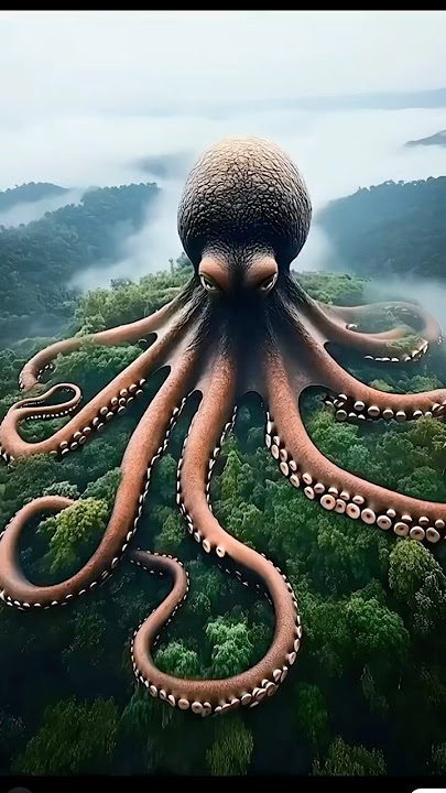 Giant Octopus 🐙 #aicreations