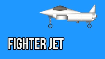 How To Build A Fighter Jet || #spaceflightsimulator #sfs