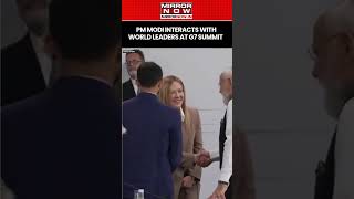 PM Modi Interacts With World Leaders At G7 Summit In France #shorts