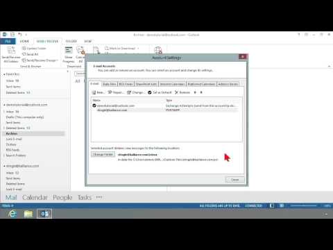 Microsoft Office Outlook 2013: Changing Account Settings | K Alliance