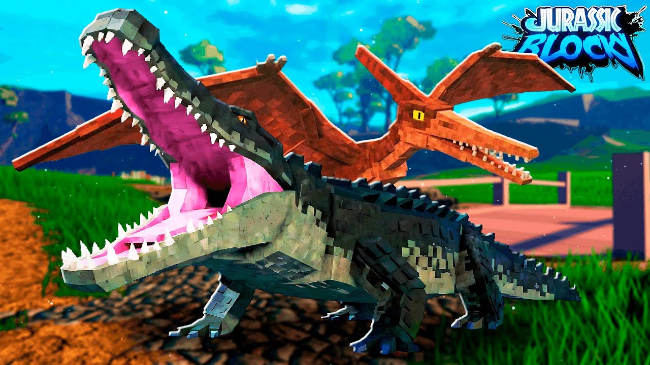 O NOVO PTERO E SMILODON PARA 2026! DEINOSUCHUS GIGANTE!! | ROBLOX Jurassic Blocky