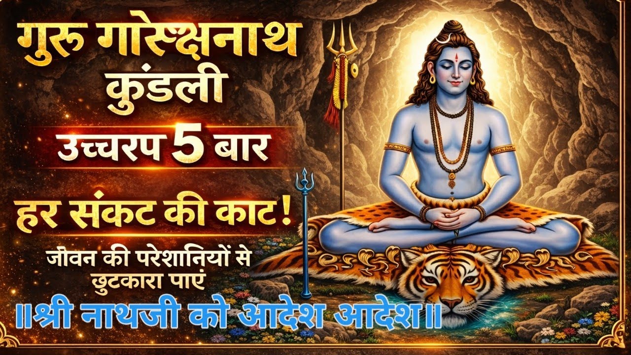 #gorakhnath गुरु गोरक्षनाथ जी कुंडली संकटो से बाहर निकलती है,,