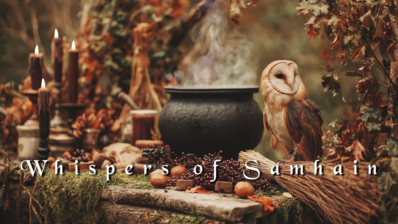 Whispers of Samhain ✨- Mystical Celtic Music 💜-  Magical Music 🌙