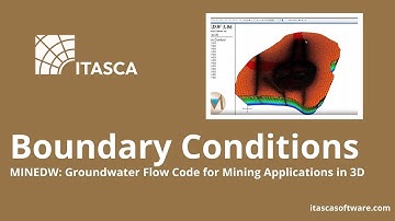 Boundary Conditions | MINEDW | ITASCA Software Academy