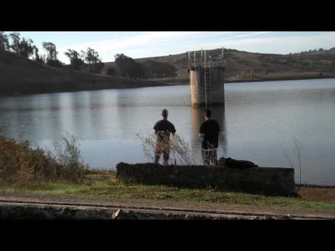 Shore Fishing Adventures with Dennis Clark and Paris Daniell - Largemouth Bass, Lake Herman, Ca