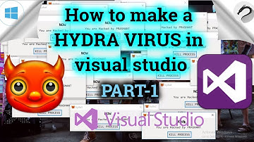 How to create a HYDRA virus in Visual Studio 2015 by ||Prashant Ardeshana ||