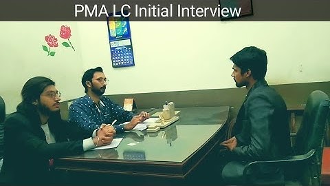 PMA Initial Interview | Navy/PAF Initial Interview