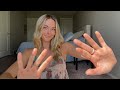 Fast  aggressive hand movements and mouth sounds  skin scratching  collarbone tapping asmr