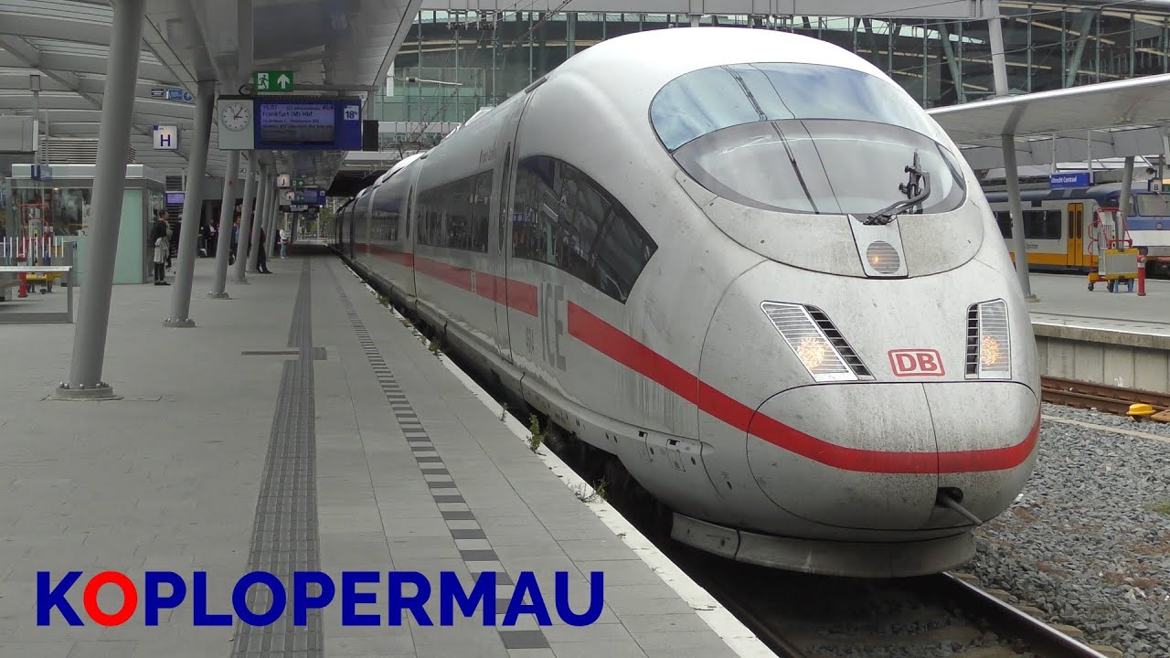ICE3 vertrekt met toeter van station Utrecht Centraal!