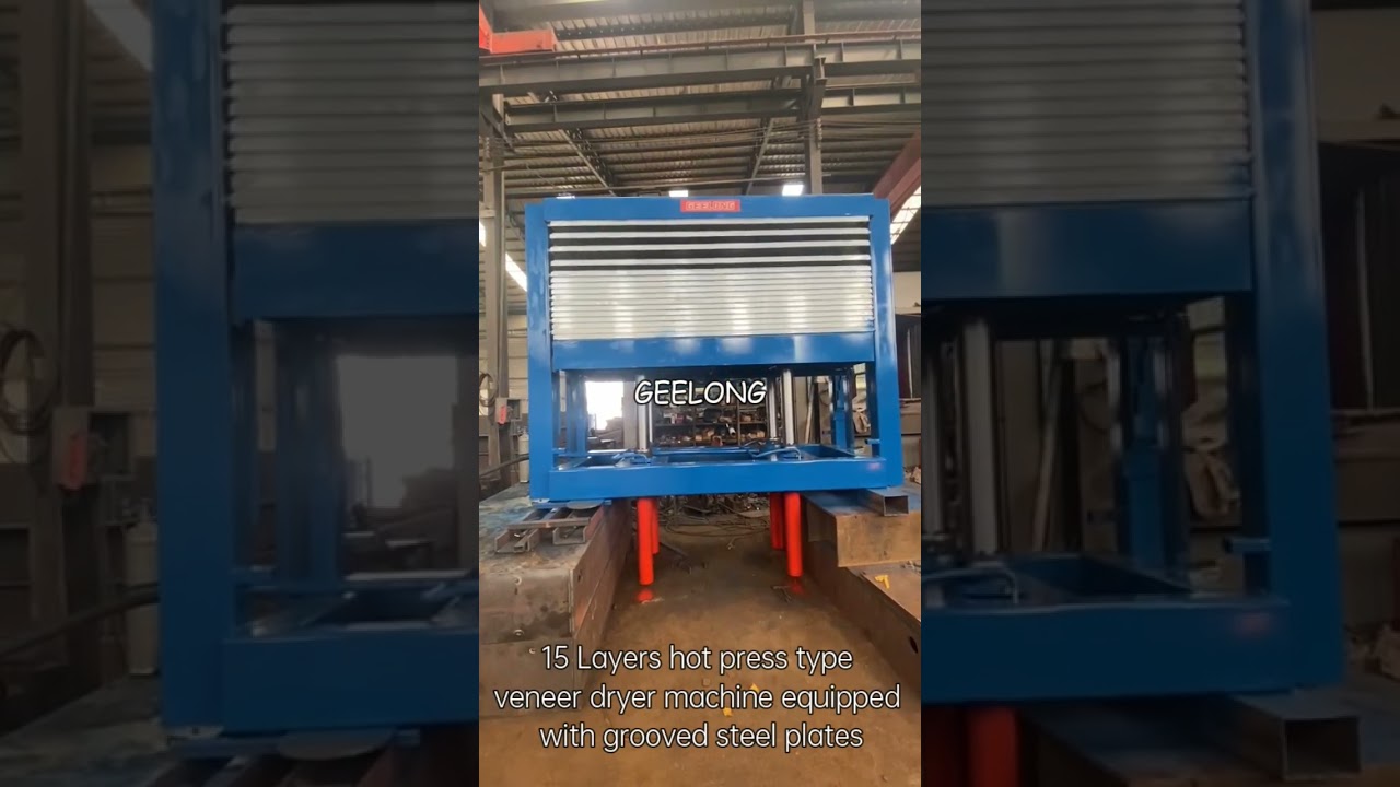 15 layers press type veneer dryer machine