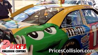 Kyle Busch #18 Mu0026M NASCAR Parking at Price's Collision, Madison TN