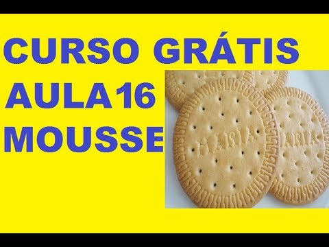 COMO FAZER MOUSSE DE BOLACHA