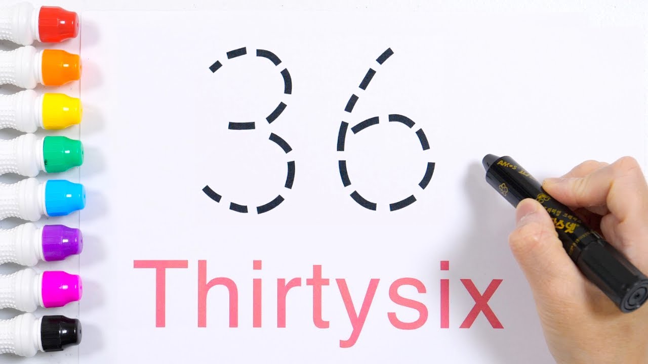 Научитесь считать до 36 | Изучайте цифры, решая головоломки | Обучающее видео о числах для детей