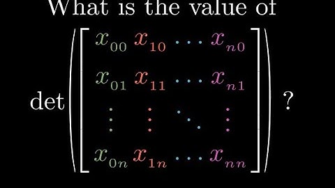 Calculating the Determinant | Extension of The Essence of Linear Algebra #SoME2