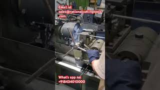 Sag Rod and Foundation Bolt Threading Machine #shorts