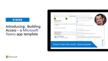 Introducing: Building Access – a Microsoft Teams app template
