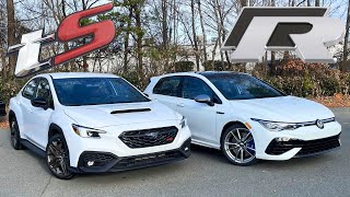 2025 Subaru WRX tS Takes On the Mighty Volkswagen Golf R!