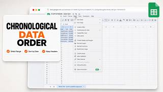 How to SORT Data by Date in Google Sheets (Newest or Oldest)