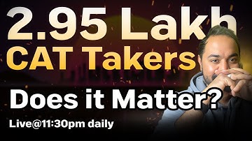 2.95 Lakh CAT 2025 Registration | CAT Admit card details | 1 month to CAT exam