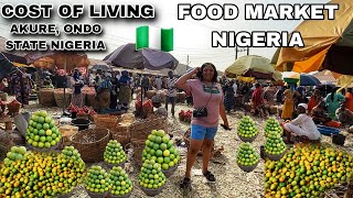 LESS THAN $1 IN THE BIGGEST MARKET IN AKURE NIGERIA, COST OF LIVING IN NIGERIA WEST AFRICA 🌍