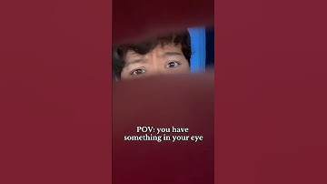 Something in your eye! #asmr