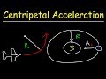 Introduction to Centripetal Acceleration - Period, Frequency, & Linear Speed - Physics Problems