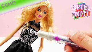 Barbie Glitzermode - Wie macht man sein eigenes Barbie Kleid? Design Demo 1