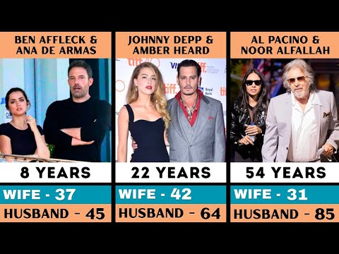 Celebrity Couples With Big Age Differences | Age Gap Comparison
