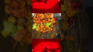 চাইনিজ রান্না চিংড়ি 🦐🥦 | Chinese Cooking Shrimp & Vegetables | Tasty Food  #viral #youtubeshorts