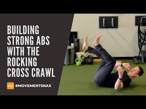 Building Strong Abs with the Rocking Cross Crawl