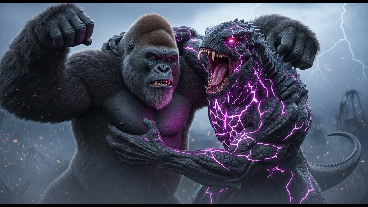 King Kong vs. Intruders: The terrifying rise of an alien threat!