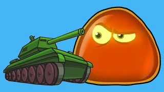 Суровый ЛИЗУН ГЛАЗАСТИК в ГОРОДЕ 2! Игра Tales from Space About a Blob с ПАПУЛЕЙ