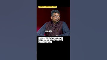 J Sai Deepak Says History Repeats Itself | 1920 Khilafat Movement & Religious identity Above Nation