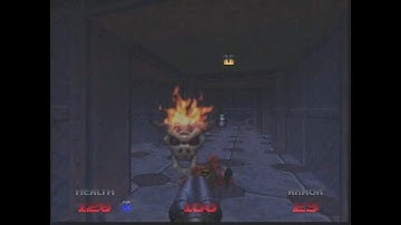 Doom 64 (N64) - Level 04 - Holding Area (standard exit)