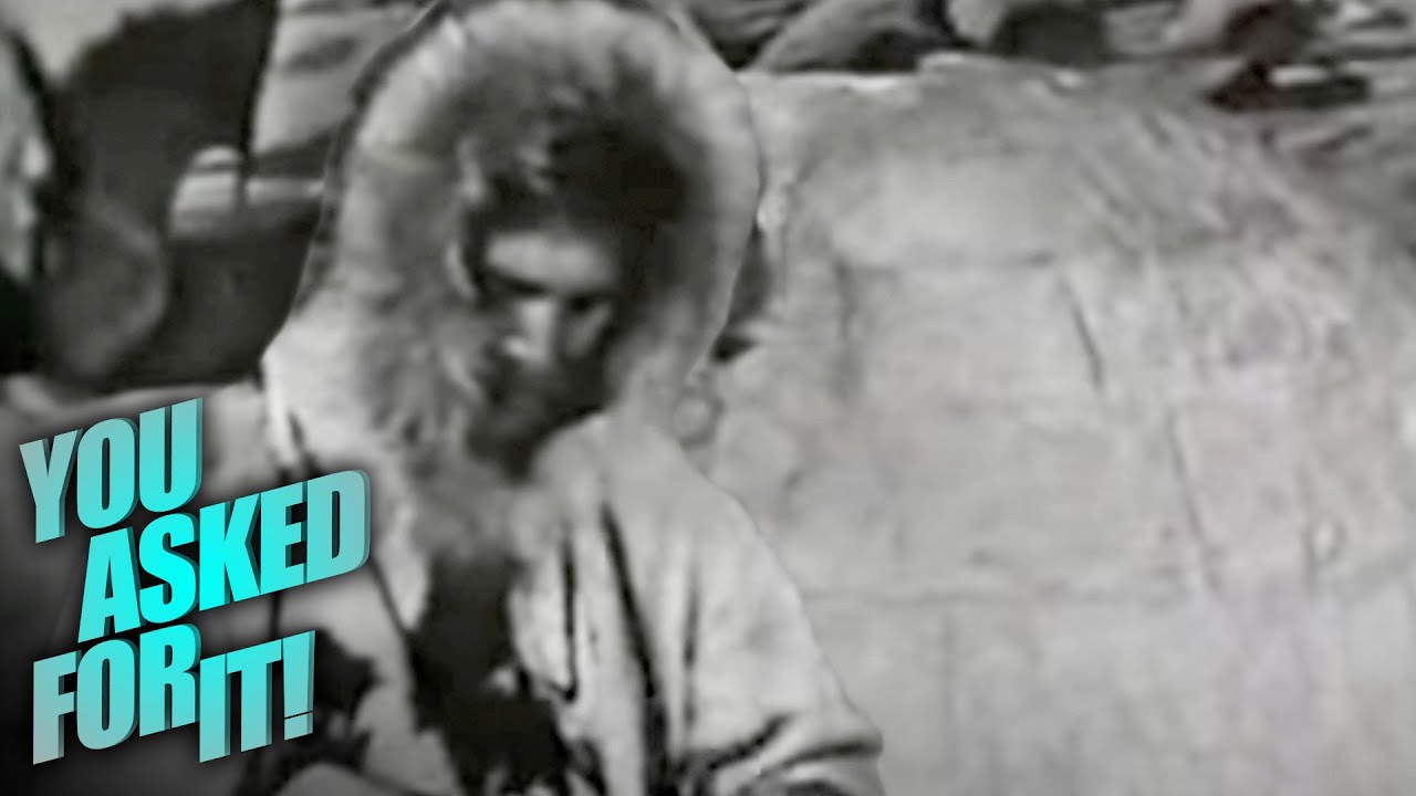 Hollywood's Ray Mala Carves the Keystone for an Igloo