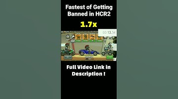 Fastest Way of Getting Banned in HCR2 😱😱 #Shorts #HCR2