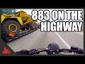 Harley Iron 883 Sportster on the Highway / Interstate