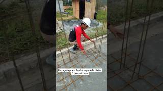 ferragem pra sobrado sapata de divisa e centralizada #obra #construção #pedreiro #dica #engenharia