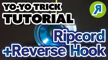 [Yo-Yo Trick Tutorial] 1A Tension Hook (Ripcord +Reverse Hook) / テンションフック(リップコード＋リバース・フック)【ヨーヨー】