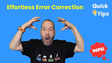 Effortless Error Correction Expert Shares Top Techniques